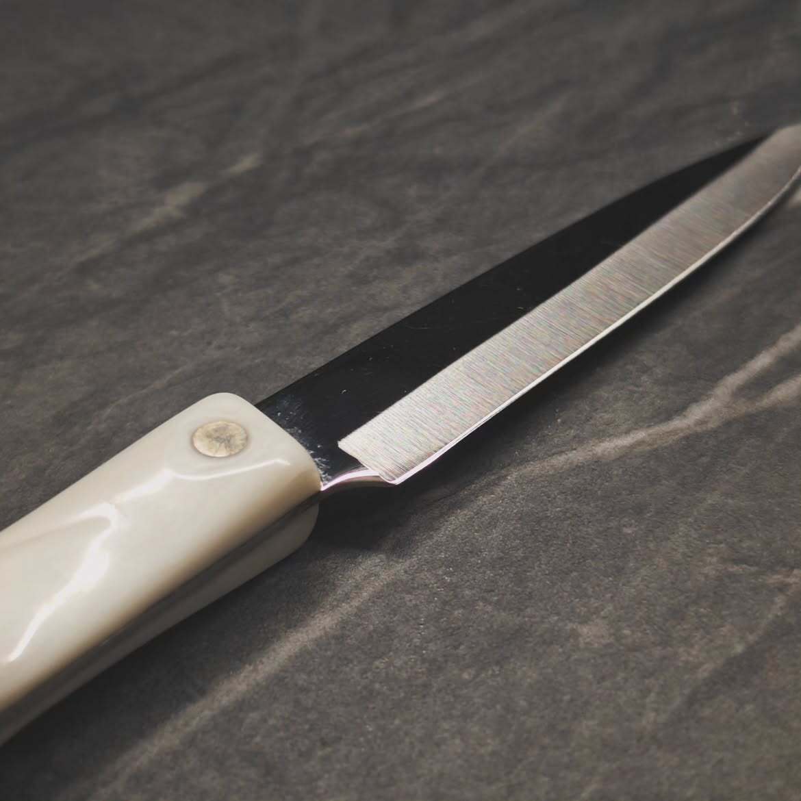 After sharpening