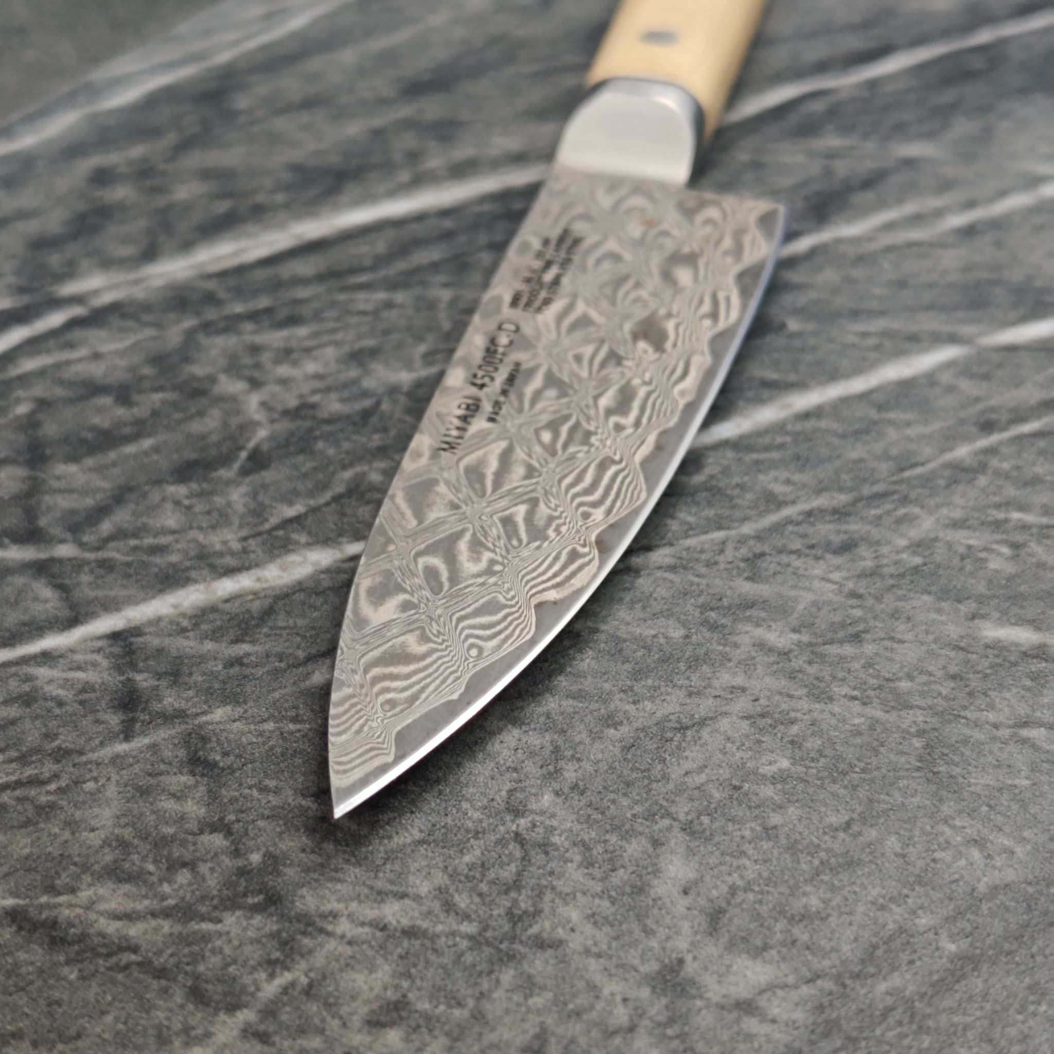 After sharpening